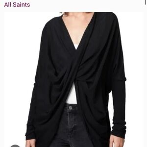 All Saints Wrap Sweater